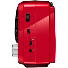 Garsiakalbis SVEN SRP-150, raudonas (3W, Bluetooth, FM / AM / SW, USB, microSD, žibintuvėlis, baterija)