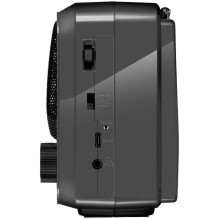 Garsiakalbis SVEN SRP-150, pilkas (3W, Bluetooth, FM / AM / SW, USB, microSD, žibintuvėlis, baterija)