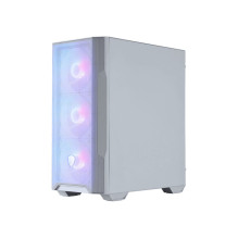 Computer Case - MSI MAG Forge M100R Midi Tower, Tempered Glass, White