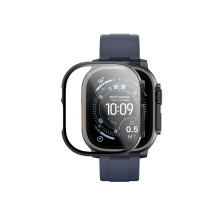 AmazingThing Radix Glass Screen Protector with Case for Apple Watch UItra 3 49mm - Black