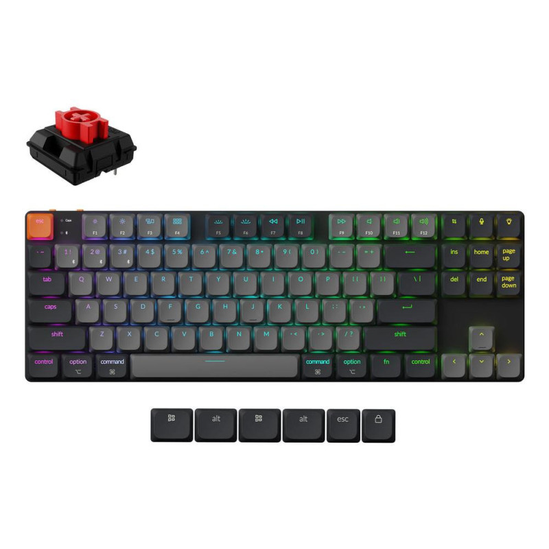 KEYBOARD WRL K1 RGB / BLACK K1X-B1 KEYCHRON