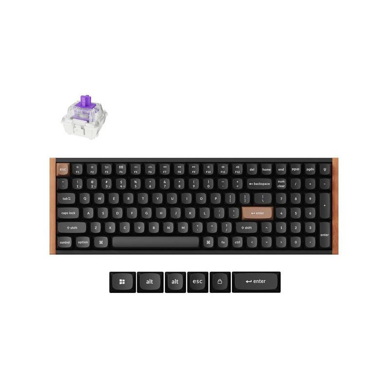 Klaviatūra WRL K4 HE SPECIAL ED / JUODA K4H-F1 KEYCHRON