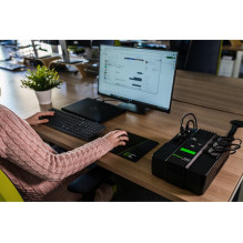 „Green Cell UPS06“ nepertraukiamo maitinimo šaltinis (UPS), interaktyvus, 600 VA, 360 W, 6 kintamosios srovės lizdai