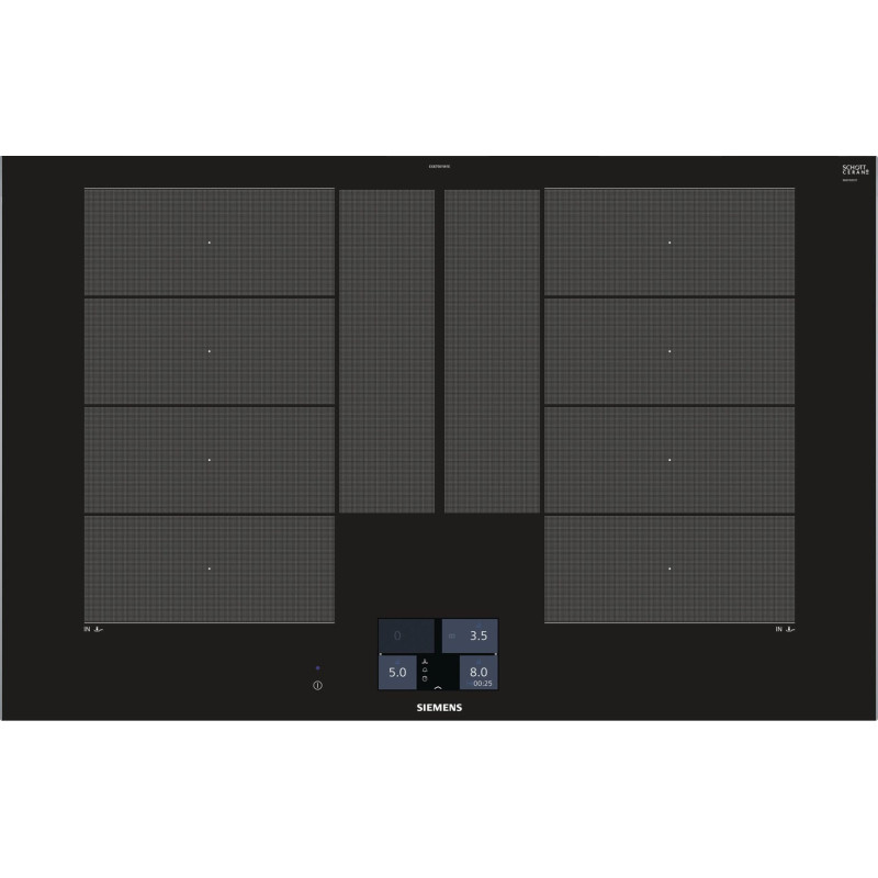 Siemens EX875KYW1E hob Black Built-in Zone induction hob 4 zone(s)