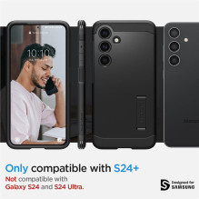 RETURNED ITEM RETURNED ITEM Spigen Tough Armor case for Samsung Galaxy S24+ - black