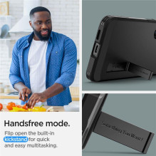 RETURNED ITEM RETURNED ITEM Spigen Tough Armor case for Samsung Galaxy S24+ - black