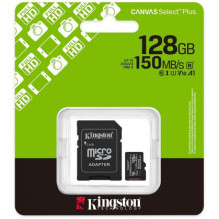 Kingston 128GB Canvas Select Plus microSDXC Class 10 UHS-I SDCS3 / 128GB Kingston 128GB Canvas Select Plus microSDXC Class 10 UHS-I SDCS3 / 128GB