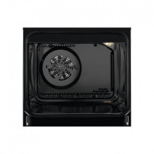 50 cm wide stainless steel gas stove with electric oven Electrolux LKK560228X