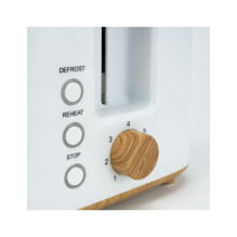 Tosteris Jocca 2185 dviejų riekelių baltas/ medžio detalės