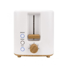 Tosteris Jocca 2185 dviejų riekelių baltas/ medžio detalės