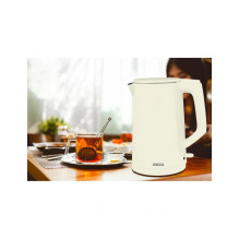 Retro stiliaus virdulys Jocca 2710 1.7L kreminės spalvos