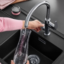 Grohe AQA Pure Urban C-shaped water faucet with BWT filter