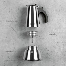 BEEM espresso kavinukas 6 puodeliams