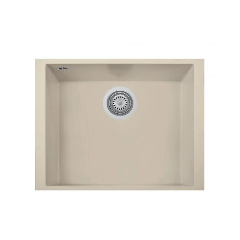 Akmens masės plautuvė Plados-Telma CUBE Undermount ON5610ST 50TG Sacharos smėlio spalva