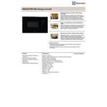 Įmontuojama mikrobangų krosnelė Electrolux LMS4253TMX Įmontuojama mikrobangų krosnelė Electrolux LMS4253TMX