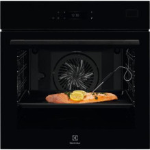 70l.talpos įmontuojama garinė juodos spalvos orkaitė Electrolux EOB8S39WZ