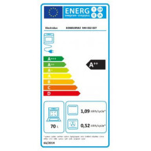 70l.talpos įmontuojama garinė juodos spalvos orkaitė Electrolux EOB8S39WZ