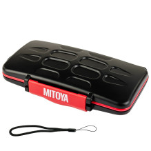 Atminties Kortelių Dėklas - MITOYA Organizatorius 12 SD ir 12 microSD Kortelėms Raudonas