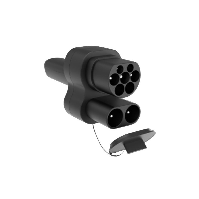 Adapteris - EV Įkroviklis CCS2 Vyras į NACS Moteris 250 kW Greitas Įkrovimas