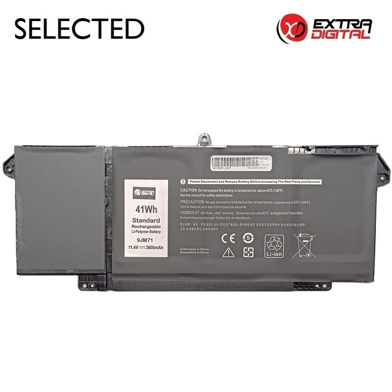 Nešiojamo kompiuterio Baterija - Extra Digital DELL 9JM71 3600mAh 11.4V