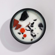 Namų Kvapas - Hop Hare Kristalinė Gėlių Žvakė 22h Degimo Laikas Tamsiai Žalia