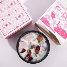 Namų Kvapo Žvakė - Hop Hare Lovers Rožių Pievos Kvapas 22h Degimo Laikas