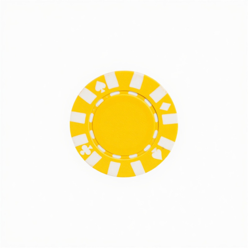 Žaidimų Priedas - Gaming Chips - Star Poker Set 50 vnt. Geltonas