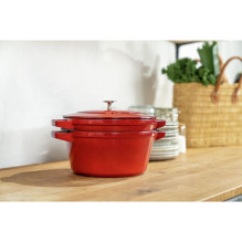 Staub La Cocotte apvali ketaus kepimo forma Staub La Cocotte apvali ketaus kepimo forma