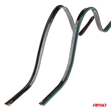 LED šoninės automobilio juostos, mėlynos, 2x30cm, 12V, AMIO-04578