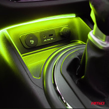 COB LED juostos automobiliams žalios 2x30cm 12V AMIO-04573