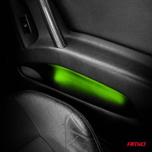 COB LED juostos automobiliams žalios 2x30cm 12V AMIO-04573