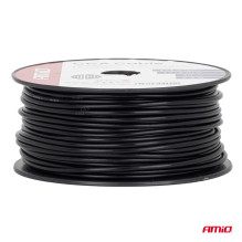 Viengyslis kabelis juodas CCA 1x1,5mm2 50m 7,5A 12 / 230V AMIO-04455