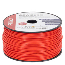 Single-core red cable CCA...