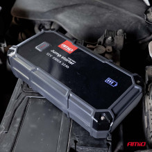 Jump starter 3in1 booster powerbank LED flashlight 12V 12Ah 1000A PRO AMIO-04676