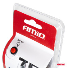 LED strips for car side red 2x30cm 12V AMIO-04576