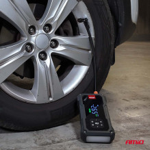 4-in-1 jump starter, booster, power bank, compressor, LED flashlight, 12V 7.2Ah 600A PRO AMIO-04674