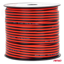 Two-core speaker cable CCA 2x1mm2 100m 5A AMIO-04458