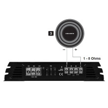 Crunch GPX2200.1D - single-channel amplifier