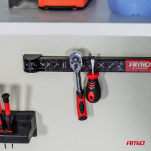 Magnetic tool holders 1x20cm 1x30.5cm 1x46cm set AMIO-04263