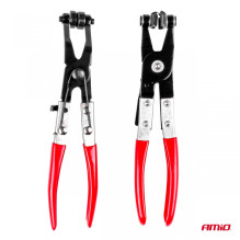 Szczypce do opasek zaciskowych zestaw walizka AMIO-03230