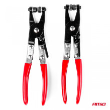 Szczypce do opasek zaciskowych zestaw walizka AMIO-03230