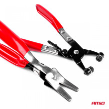 Szczypce do opasek zaciskowych zestaw walizka AMIO-03230
