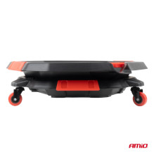 Alyvos išleidimo karteris ant ratukų su įrankių skyriumi AMIO-04264