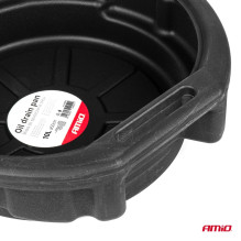 Bowl with funnel for draining oil, liquids, drainer 10L 50cm AMIO-04052