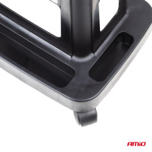 Workshop chair on wheels with tool storage 150 kg AMIO-04269