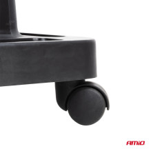Dirbtuvių kėdė ant ratukų su įrankių saugykla 150 kg AMIO-04269