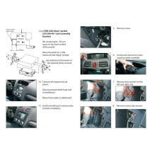 Ramka radiowa 2 DIN Subaru Forester 15- , Impreza 15- , XV 15-