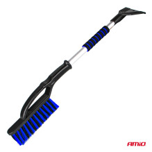 Szczotka zmiotka skrobaczka do szyb śniegu lodu mosiężna NICE TOUCH ALUMINIUM 75 cm