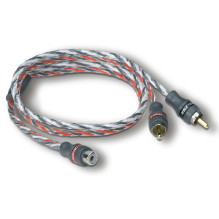 StreetWires by MTX ZNXY1F - Y-RCA signal cable, length 0.5 m 1F-2M - 2 pieces