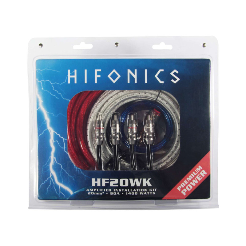 HiFonics HF20WK - amplifier mounting cable set, cross-section 20mm2